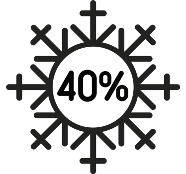 Snow Flake discount sales sticker - TenStickers