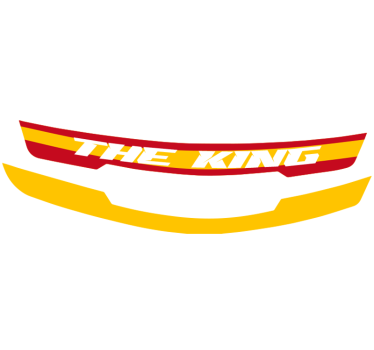 Helmet visor design with flag motorcycle sticker - TenStickers