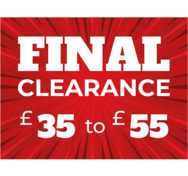 "Final clearance" sales sticker - TenStickers
