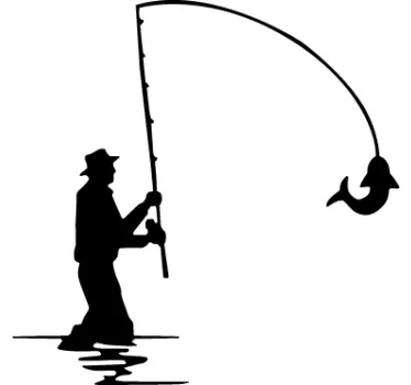 Fisherman wall decor - TenStickers