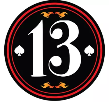 Personalised vehicle number motorbike sticker - TenStickers