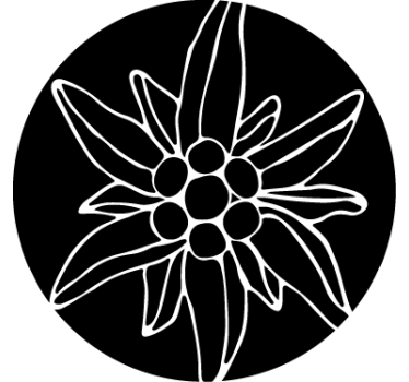 Vinilo flor alpina flower wall sticker - TenStickers