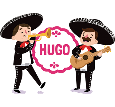 Mariachi Duo Figures folklore sticker - TenStickers