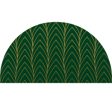 Green and golden leaves bedroom wall sticker - TenStickers