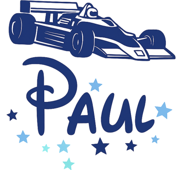 Personalised car with name door sticker - TenStickers