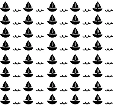 Little Boat Sticker - TenStickers