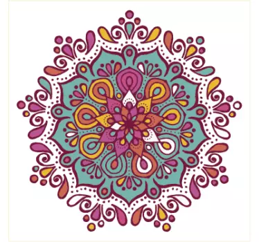 Mandala tile decorative vinyl tile transfer - TenStickers