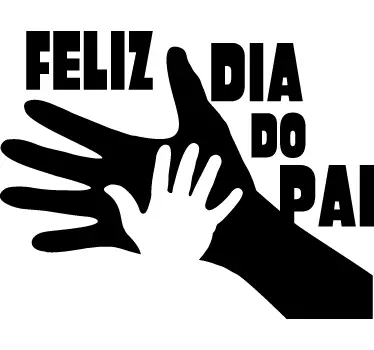 Happy Father's Day decal - TenStickers