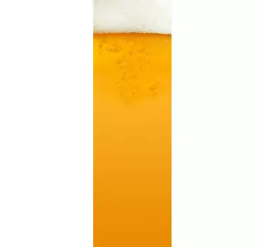 Beer texture drink refrigerator sticker - TenStickers