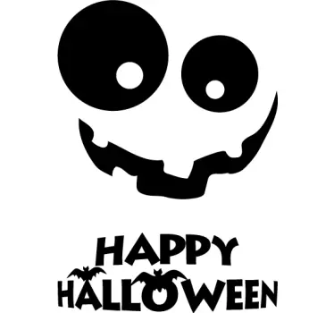 Halloween Pumpkin Sticker - TenStickers