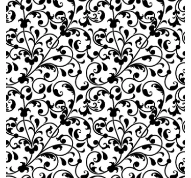Colorful  plant print window decal - TenStickers