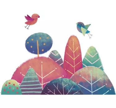 Birds Flying Wall Sticker - TenStickers