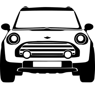 Mini Cooper Wall Sticker - TenStickers