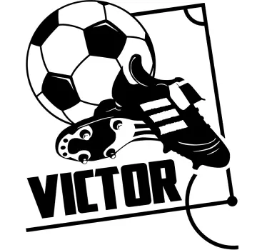 Football Boots Customisable Wall Sticker - TenStickers