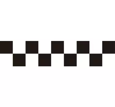 Chequered Flag Sports Sticker - TenStickers