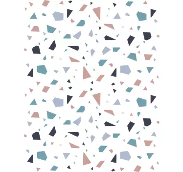 Decorative Colourful Shapes Wall Sticker - TenStickers