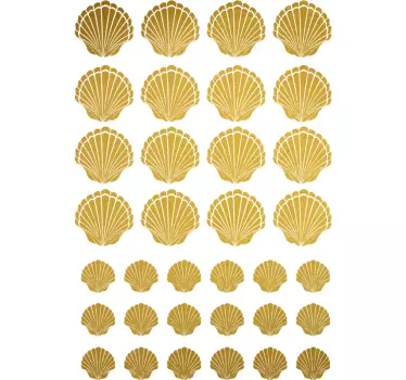 Shell Logos Home Wall Sticker - TenStickers