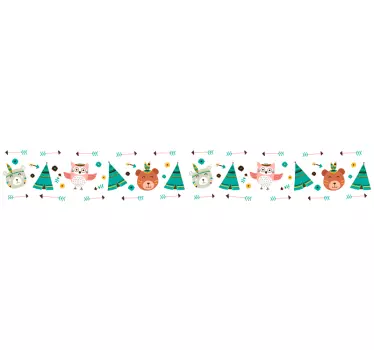 Animal Variety Nursery Stickers - TenStickers