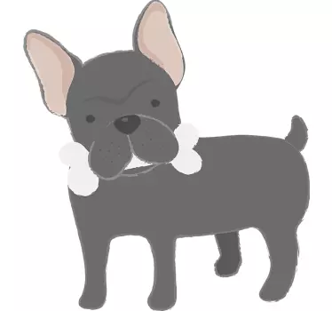 French Bulldog Wall Sticker - TenStickers