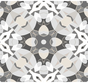 Window sticker geometric illusion square design - TenStickers