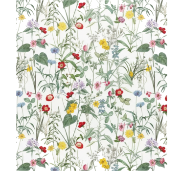 Window sticker bright vintage spring flowers - TenStickers