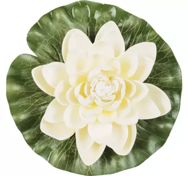 Yoga lotus flower wall decal - TenStickers