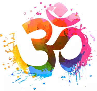 Om yoga wall decor - TenStickers