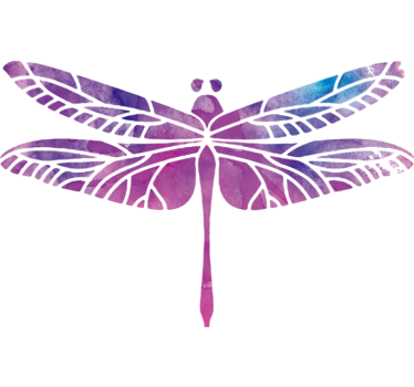 Geometric Dragonfly Living Room Wall Decor - TenStickers