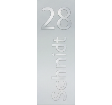 Window sticker modern entrance address - TenStickers