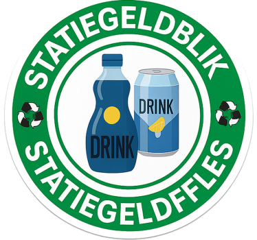 Window sticker beverage recycling label - TenStickers