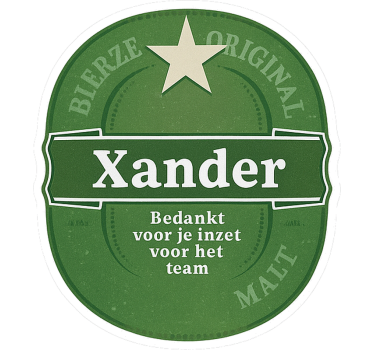 Window sticker custom brewery label - TenStickers