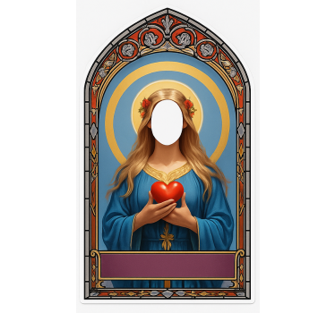 Customisable sticker woman personalise face - TenStickers