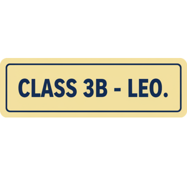 Customisable sticker school accessory - TenStickers
