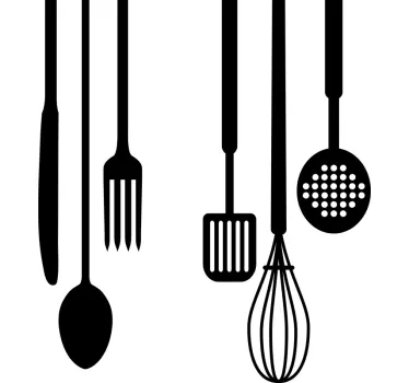 Cooking Tools Business Sticker - TenStickers