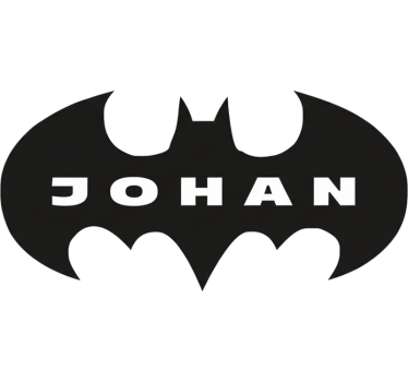 Laptop sticker custom hero bat decor - TenStickers