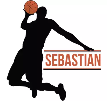 Basketball player Home Wall Sticker - TenStickers
