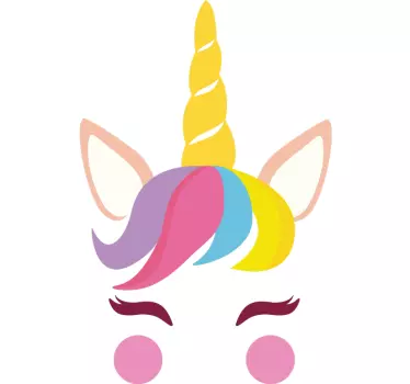 Unicorn iPhone Phone Sticker - TenStickers