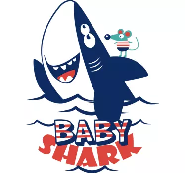 Baby Shark Children´s Sticker - TenStickers