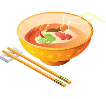 Soup Food Sticker - TenStickers