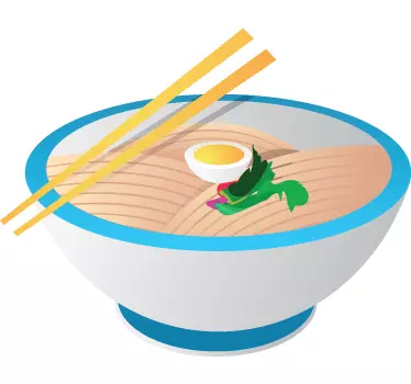 Cuisine wall sticker chef cooking noodles - TenStickers