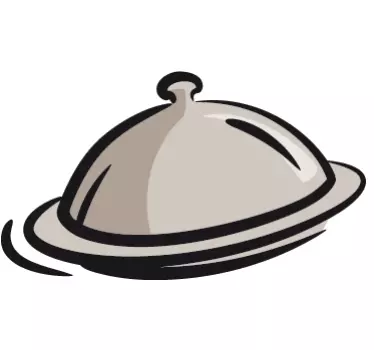Serving Dish Wall Sticker - TenStickers