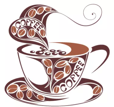 Coffee Wall Art Sticker - TenStickers