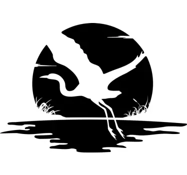 Flying bird Living Room Wall Decor - TenStickers