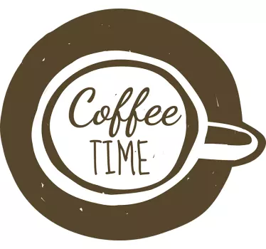 Coffee drink wall sticker - TenStickers