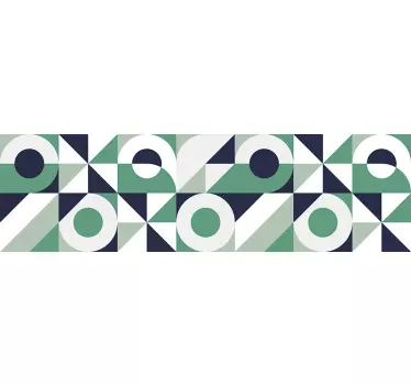 Geometry headboard wall decal - TenStickers
