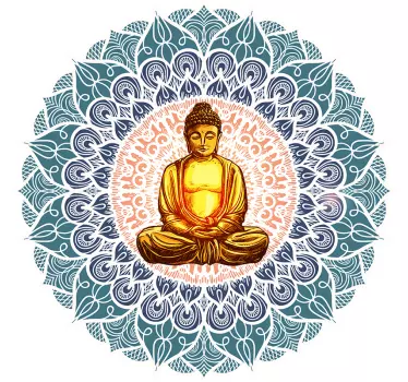 Decorative Chakra Buddha wall decal - TenStickers