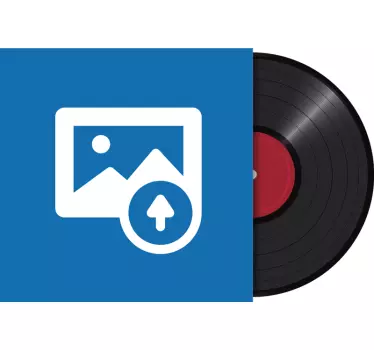 LP custom vinyl record rock wall decal - TenStickers