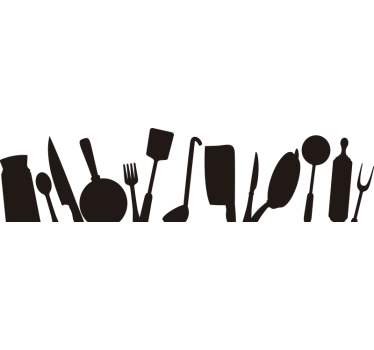 Cookware window decal - TenStickers