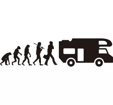 Evolution Caravan vehicle vinyl sticker - TenStickers
