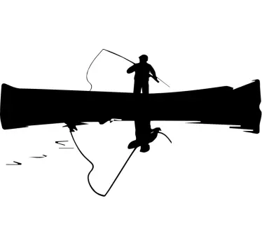 Fishing boat nautical sticker - TenStickers